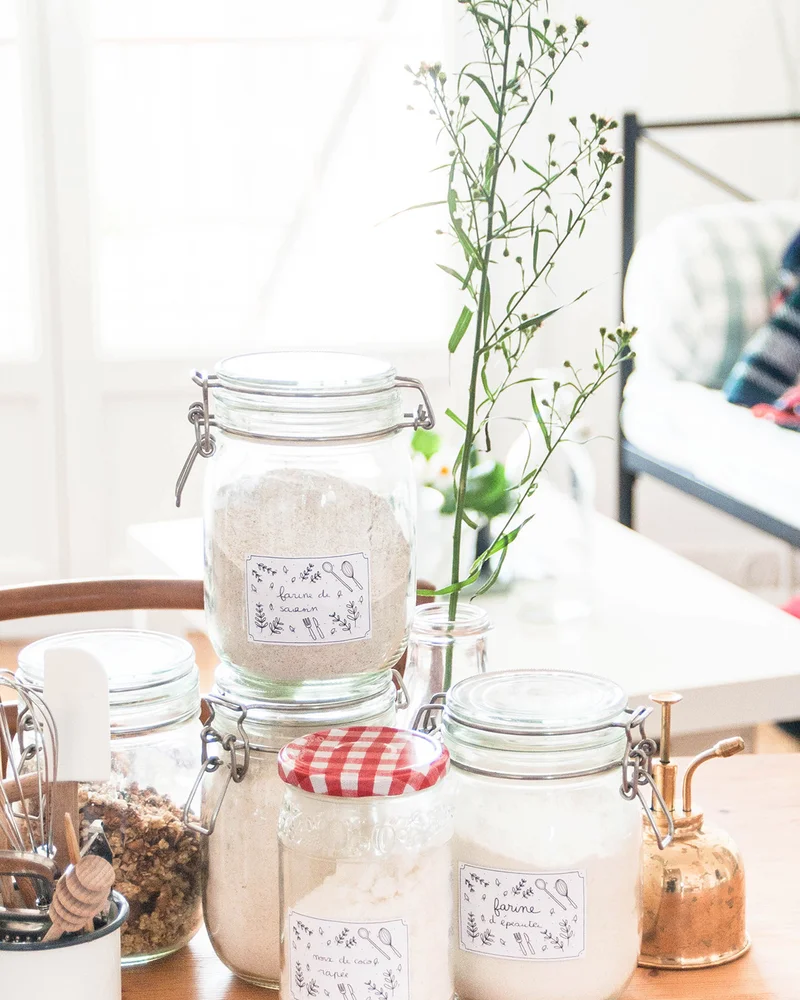 etiquette bocal diy a personnaliser