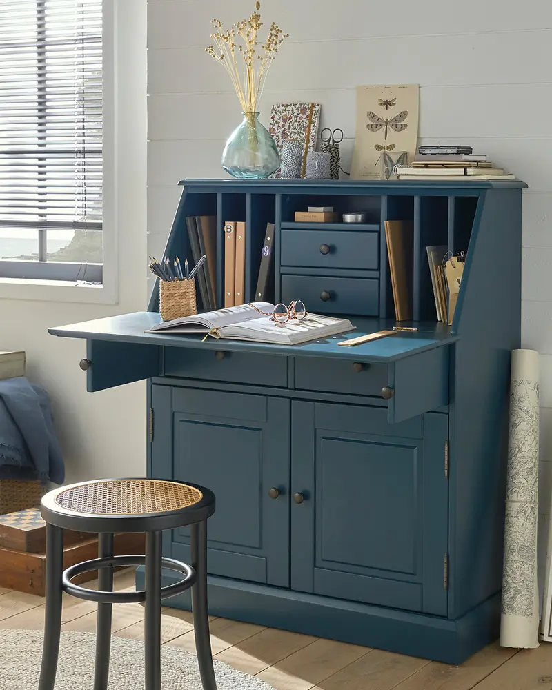 secretaire bleu