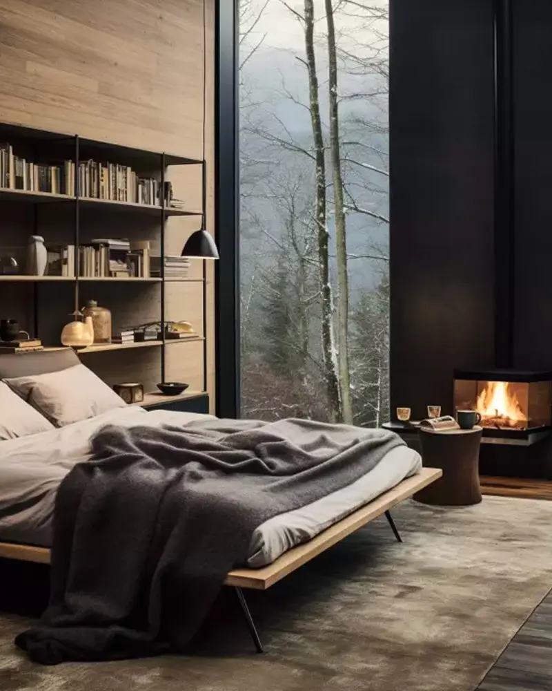deco chambre scandinave cocooning moderne