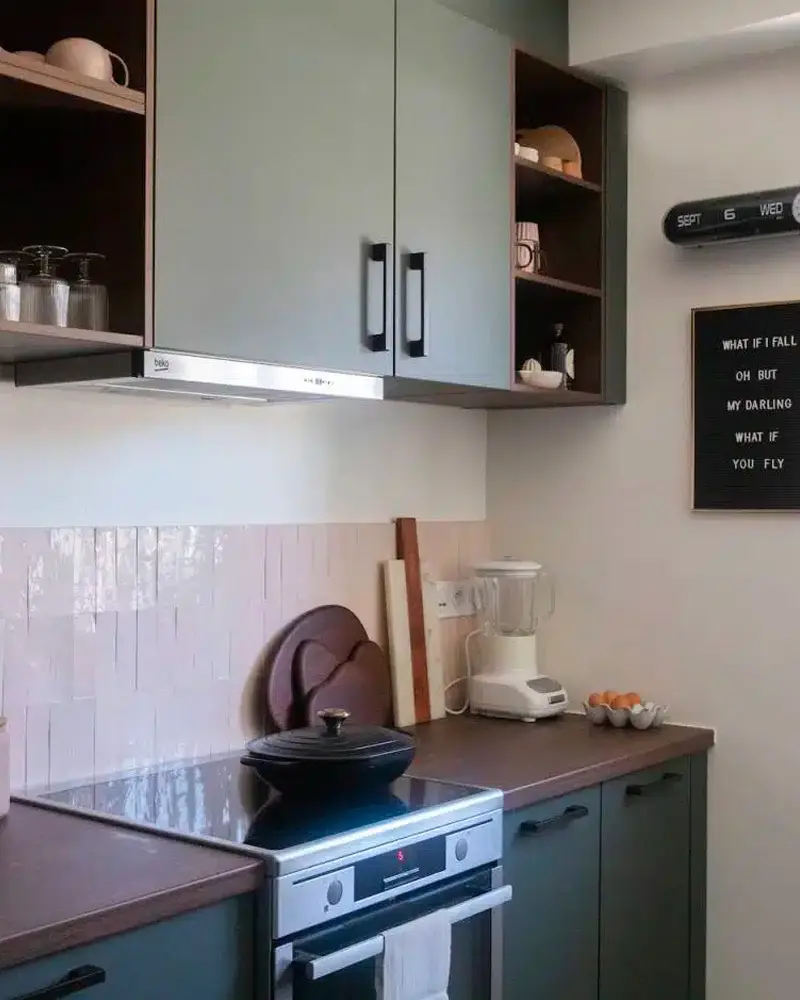 deco cuisine chic carrelage zellige