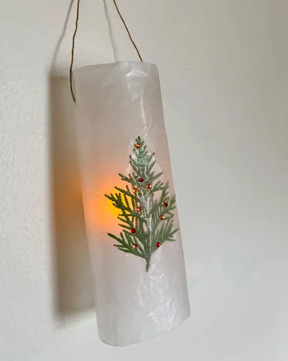 lanterne noel papier diy