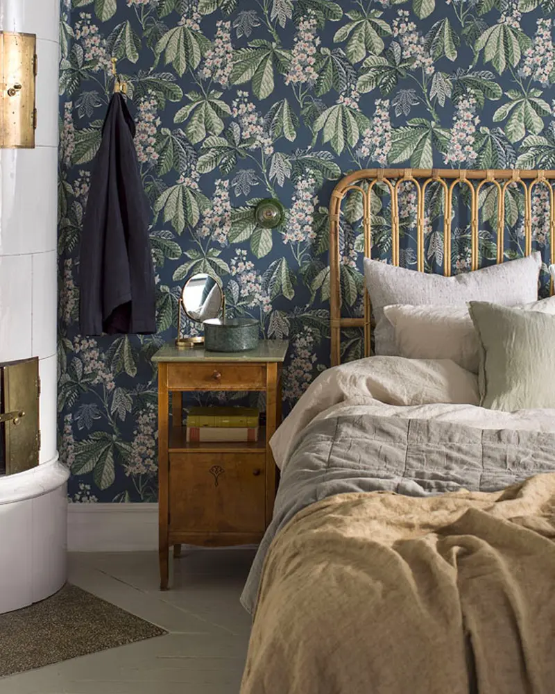 deco chambre tropicale chic dore