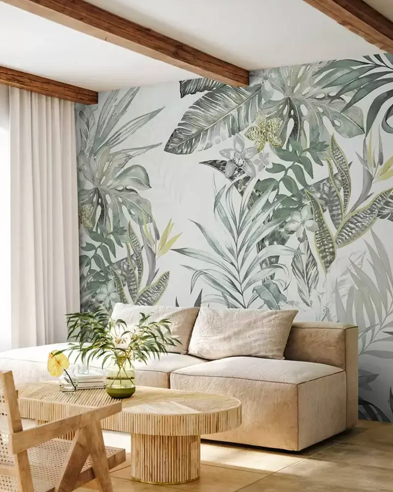deco salon tropical boheme