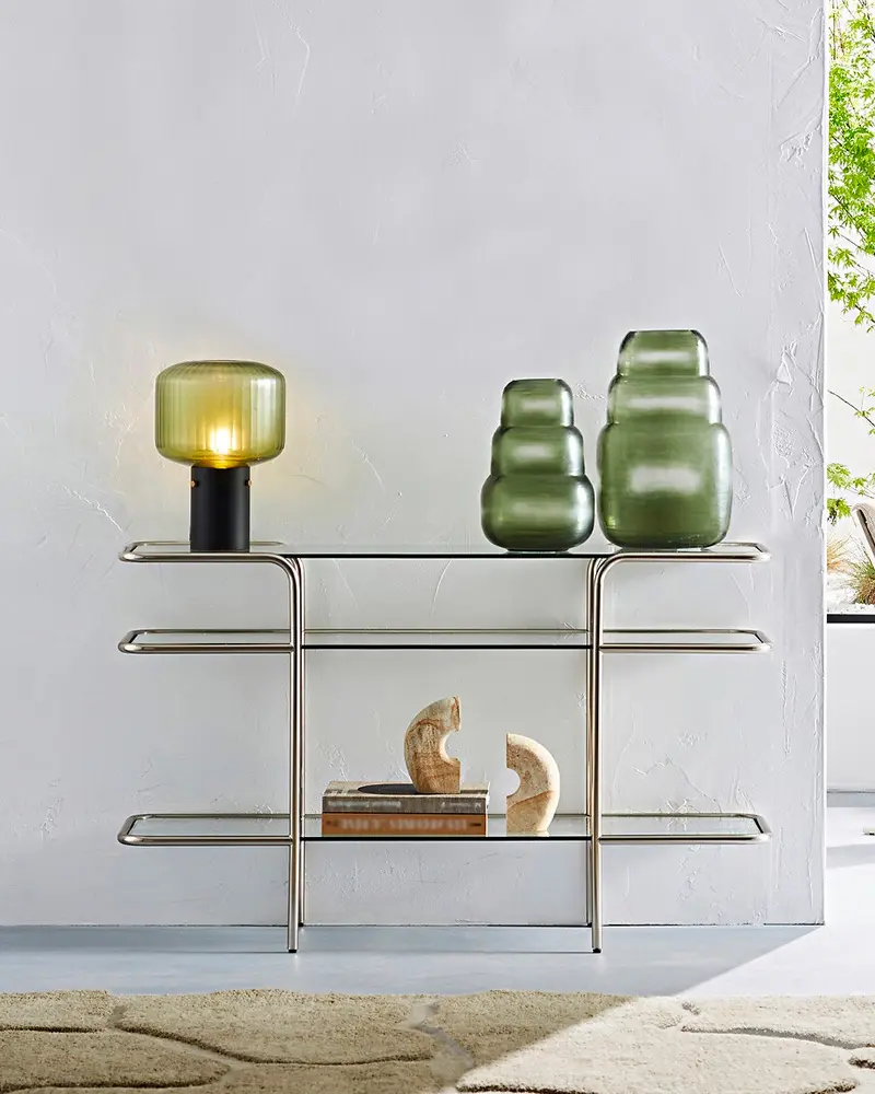 console nickel verre