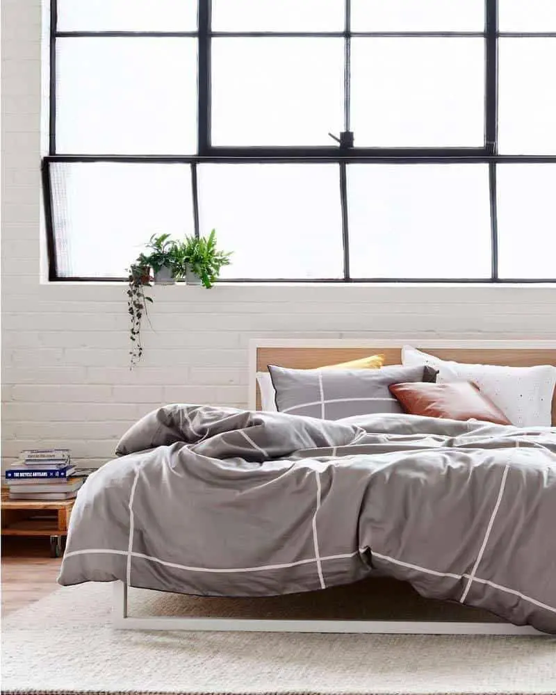 deco chambre industrielle moderne blanc