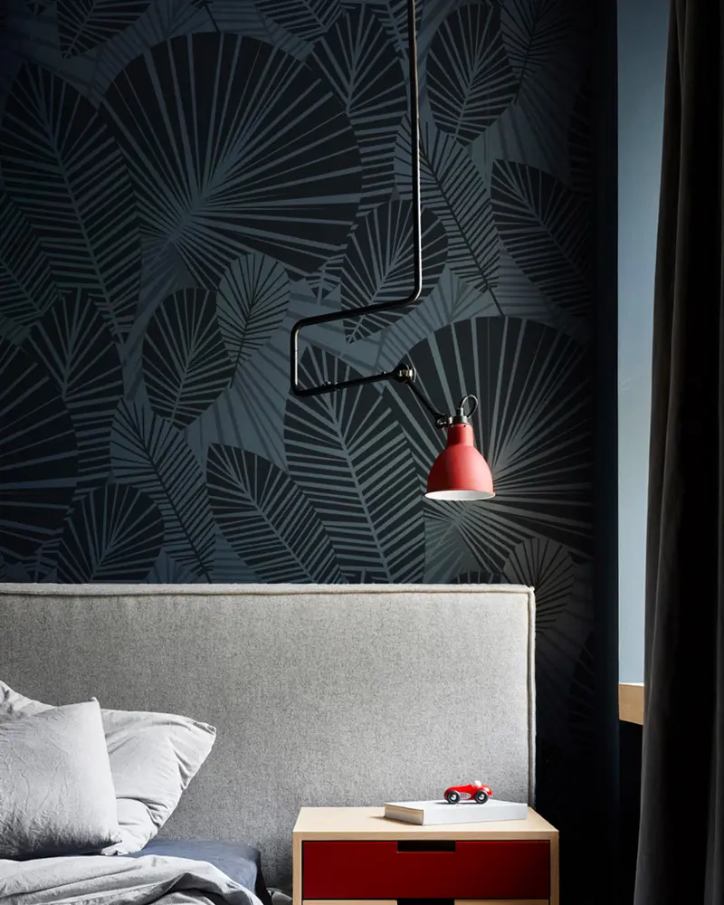deco chambre papier peint chic