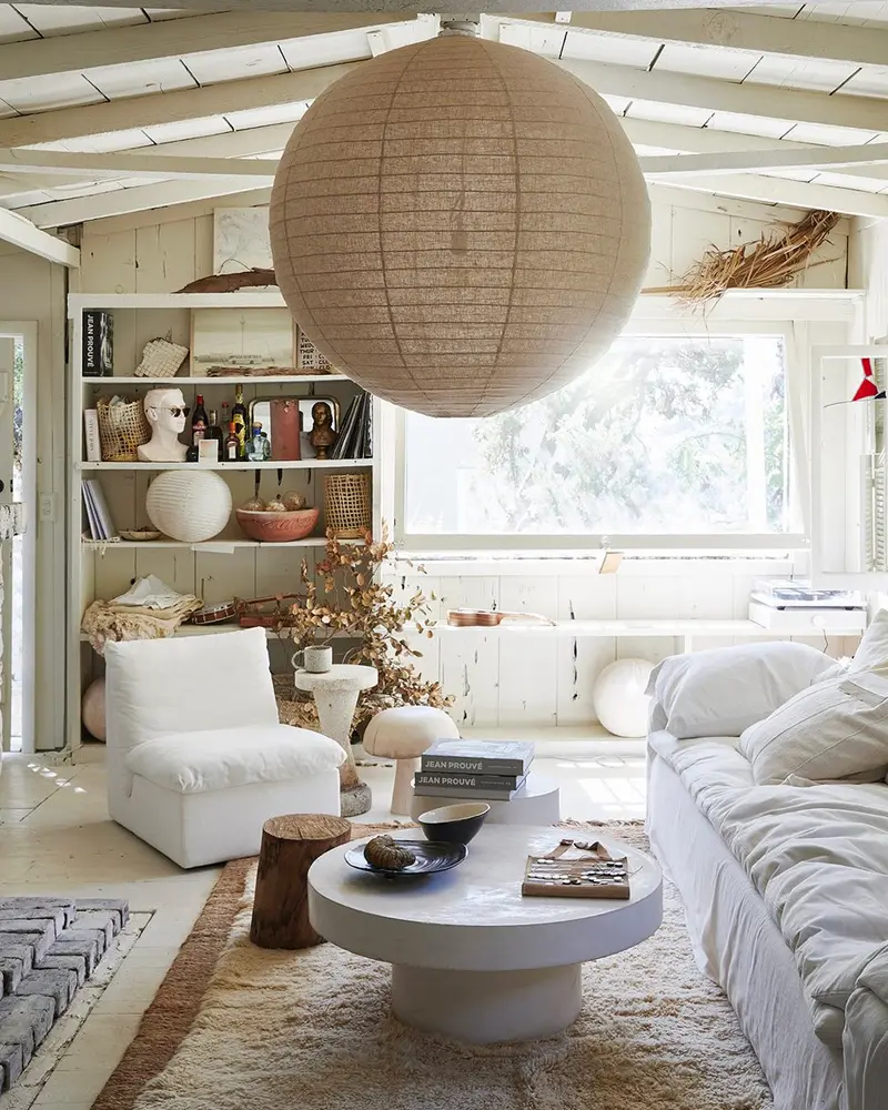 deco salon cosy cocooning blanc