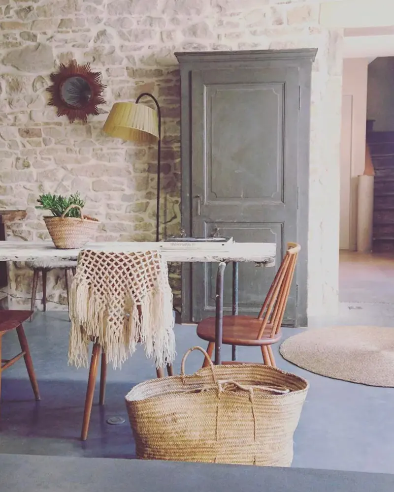 deco salle a manger recup