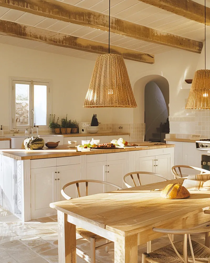 deco cuisine rotin