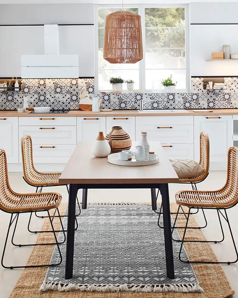 deco cuisine scandinave boheme ethnique