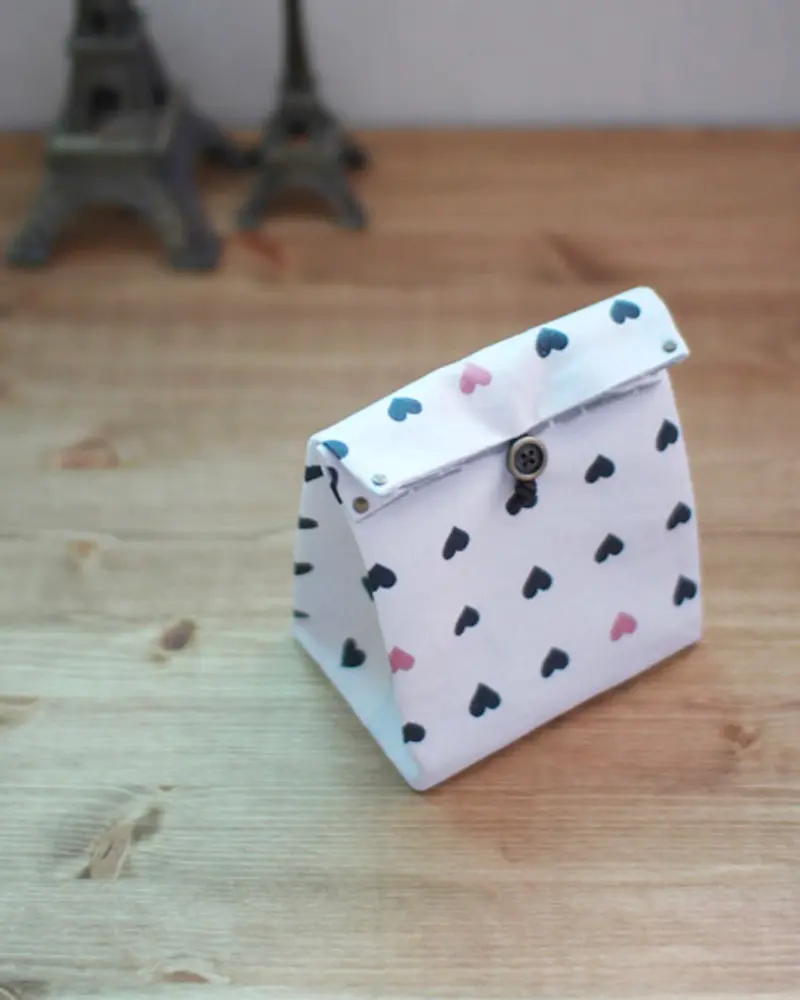 pochette cadeau noel diy tissu