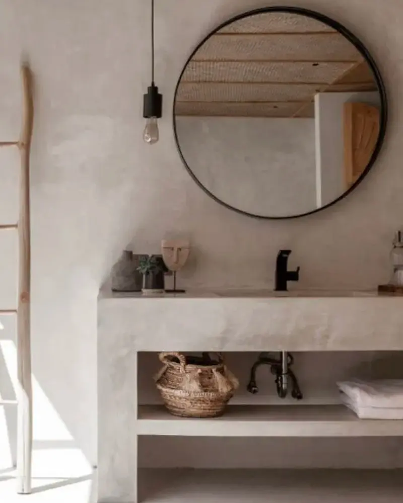 deco salle de bain beton