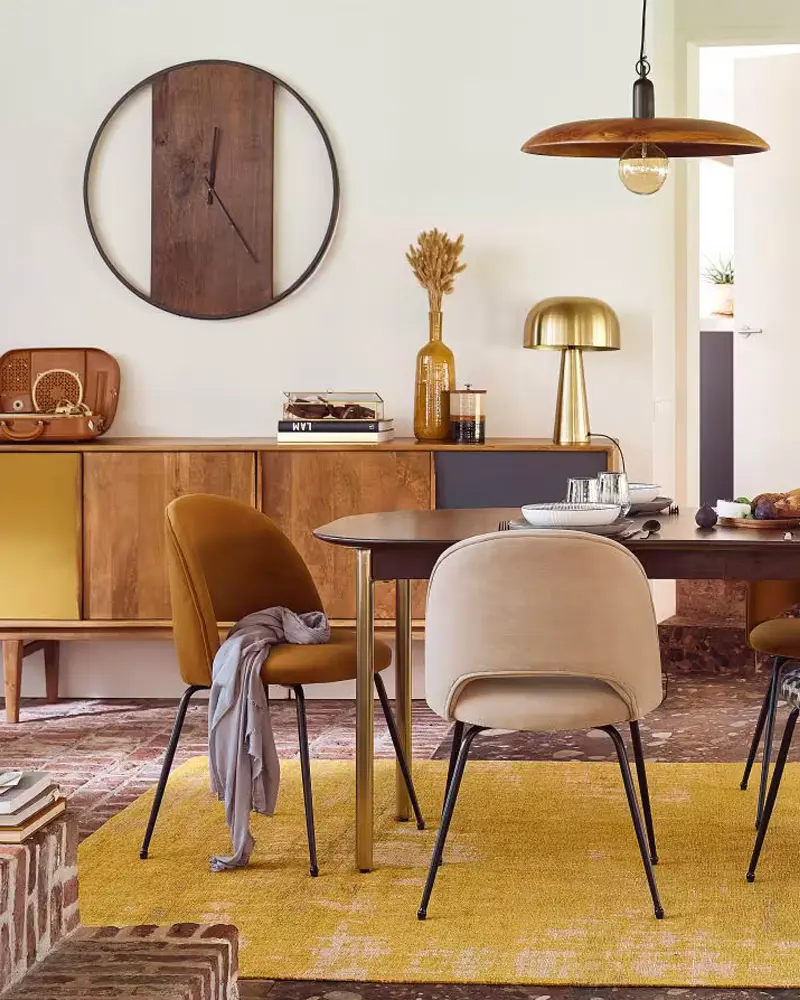 chaise velours