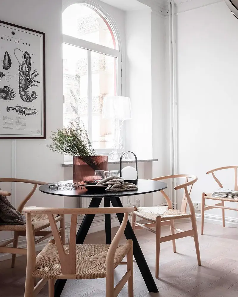 deco appartement zen japandi salle a manger