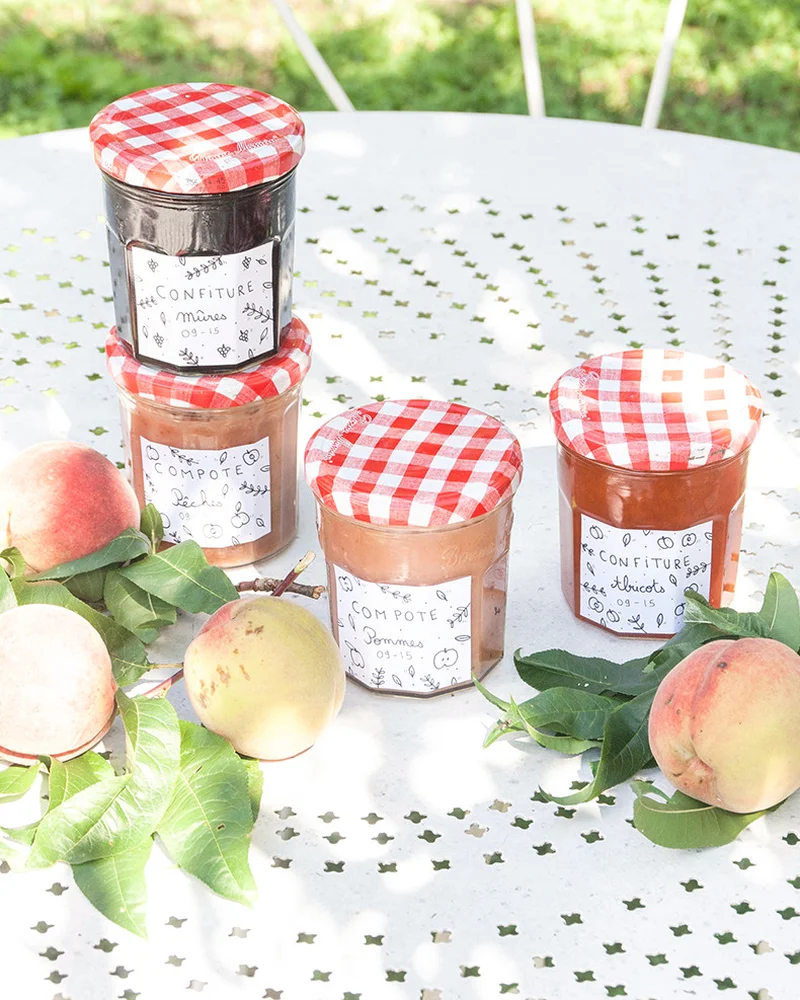 etiquette bocal a imprimer diy confiture