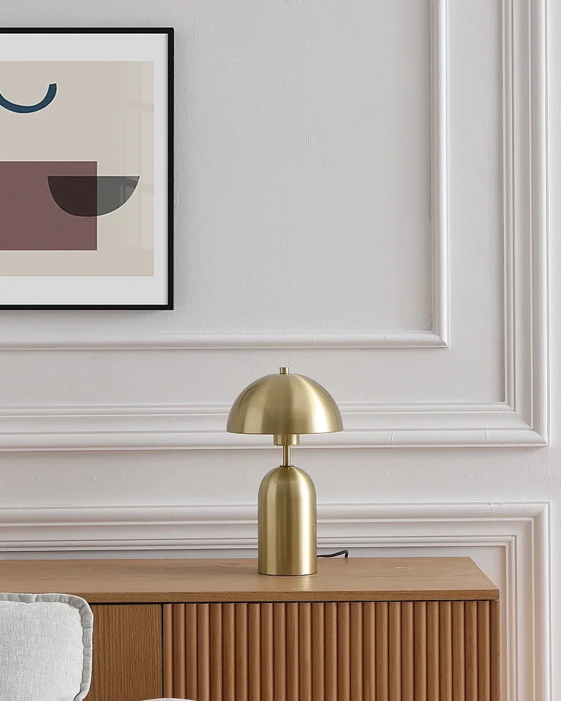 Lampe vintage dorée OZAIA