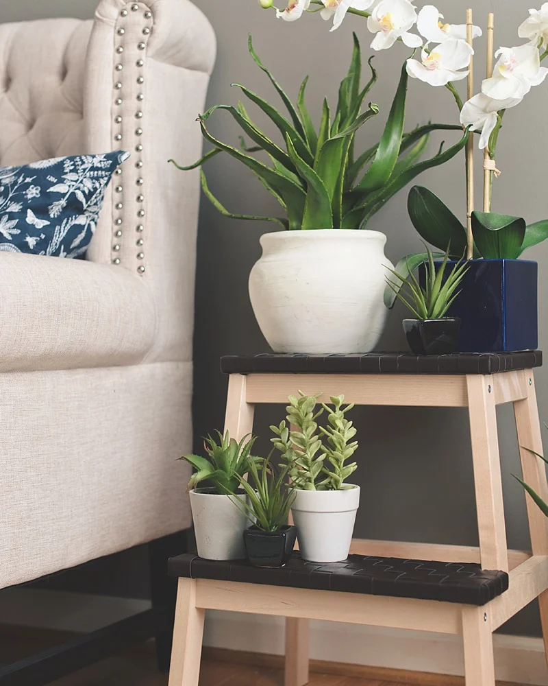 marche pied bekvam laniere cuir ikea hack