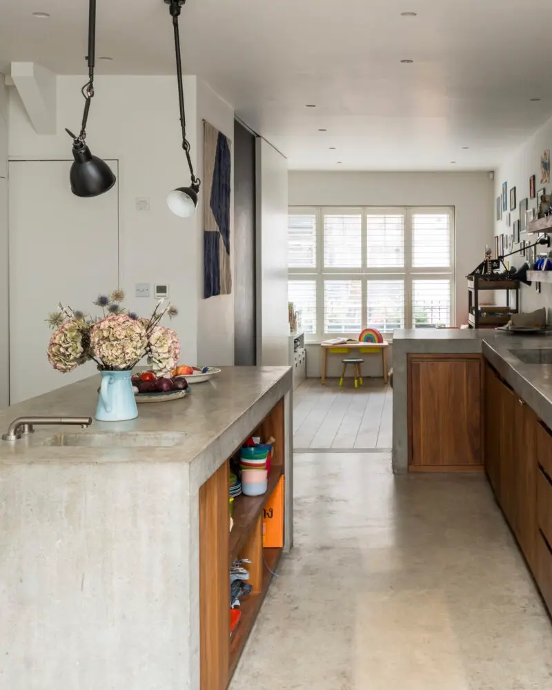 deco cuisine beton bois
