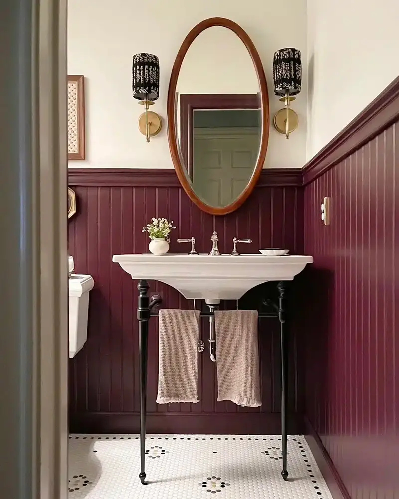 deco salle de bain campagne bordeaux