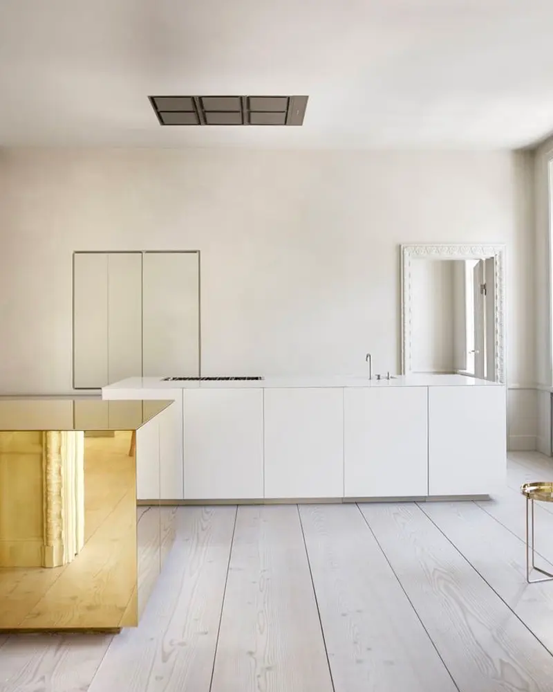 cuisine doree minimaliste