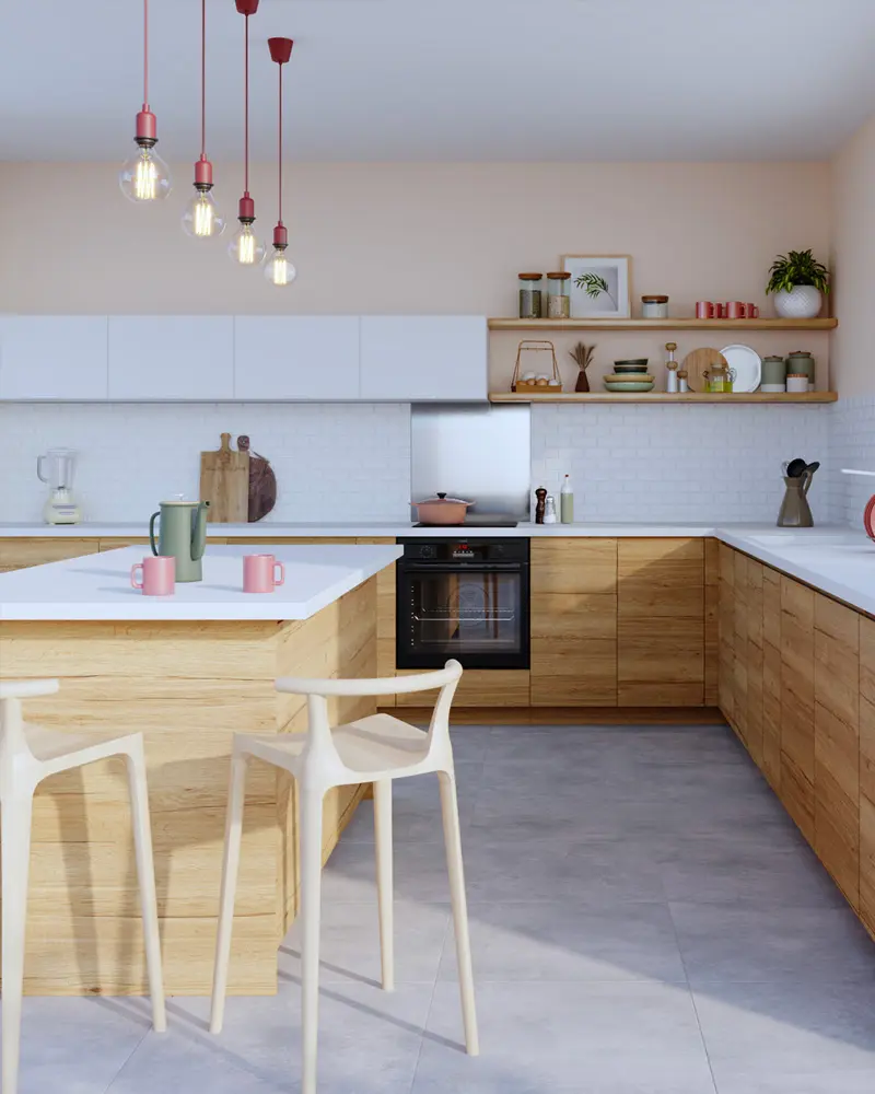 carrelage beton deco cuisine