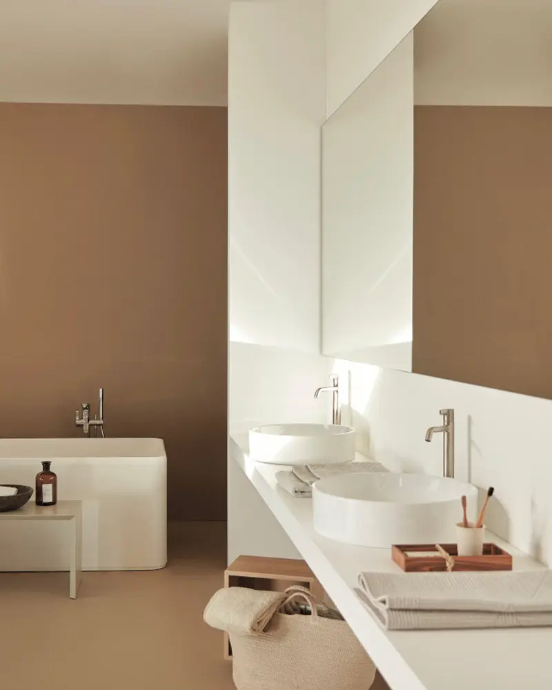 deco salle de bain moderne beige
