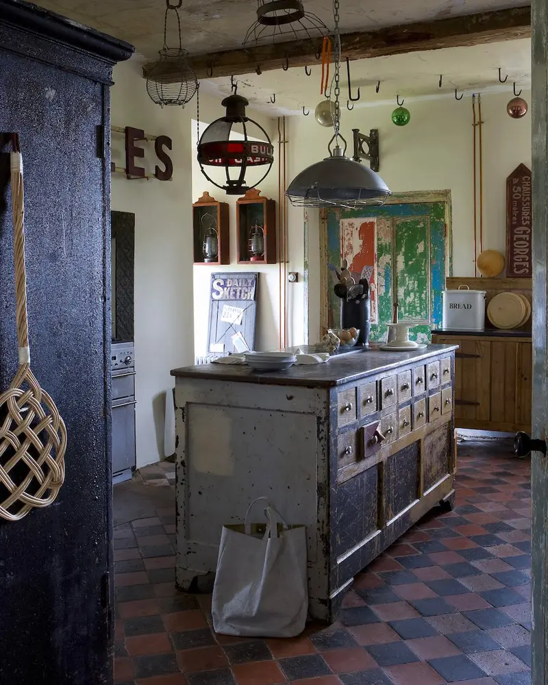 deco cuisine recup brocante