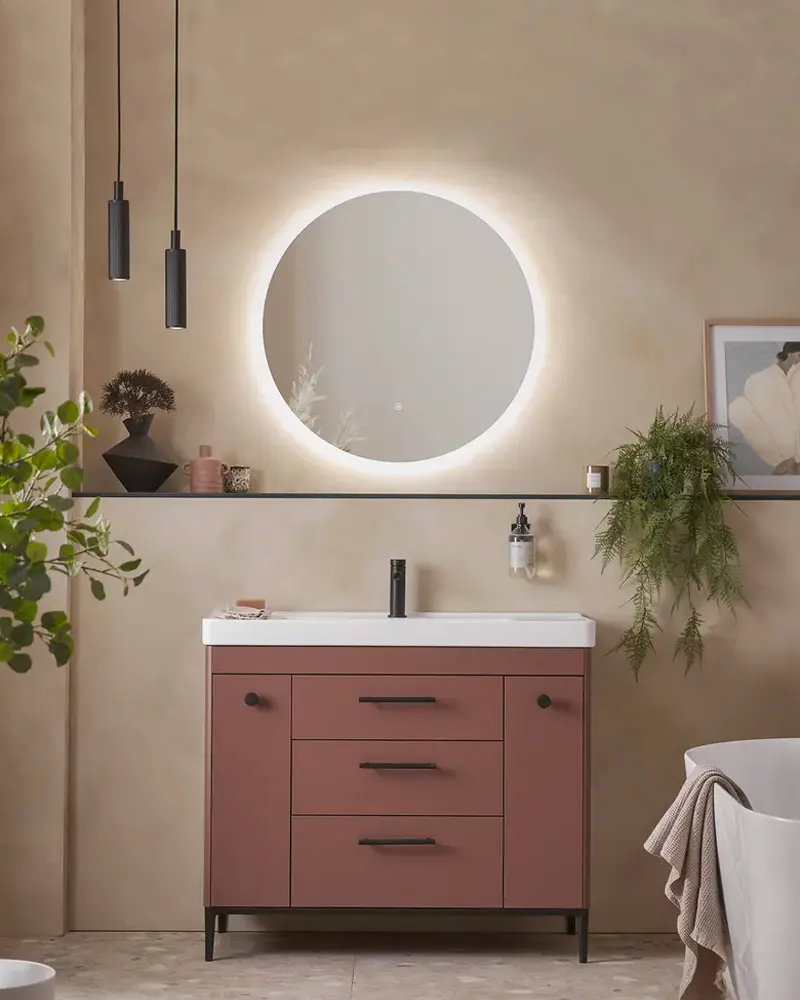 deco salle de bain beige terracotta