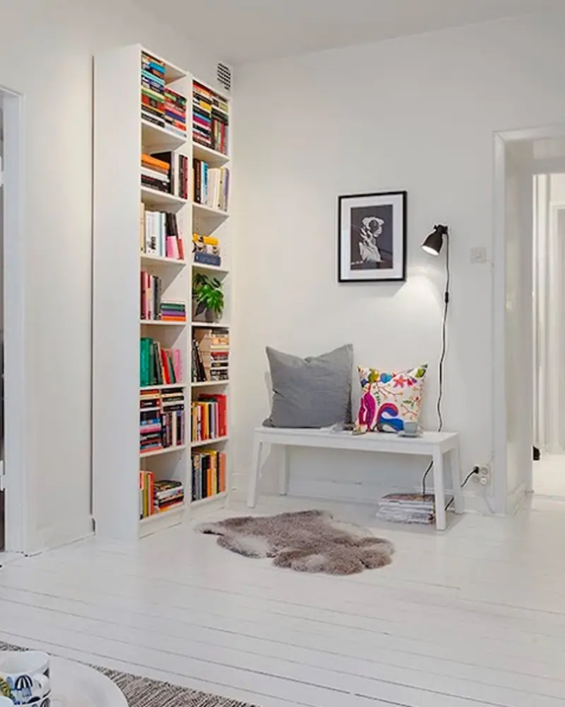 deco appartement gris blanc entree
