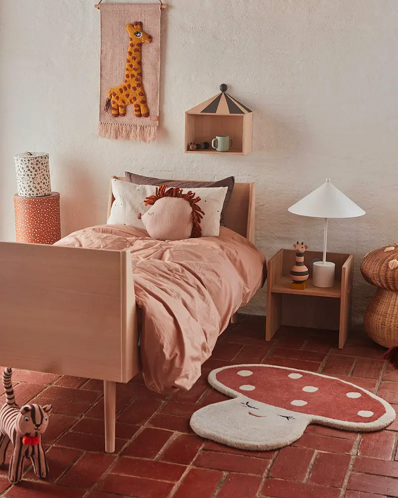 deco chambre enfant tapis champignon
