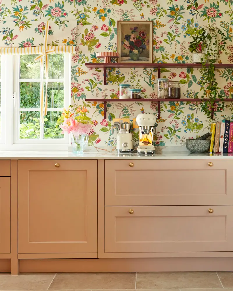 deco cuisine motif floral