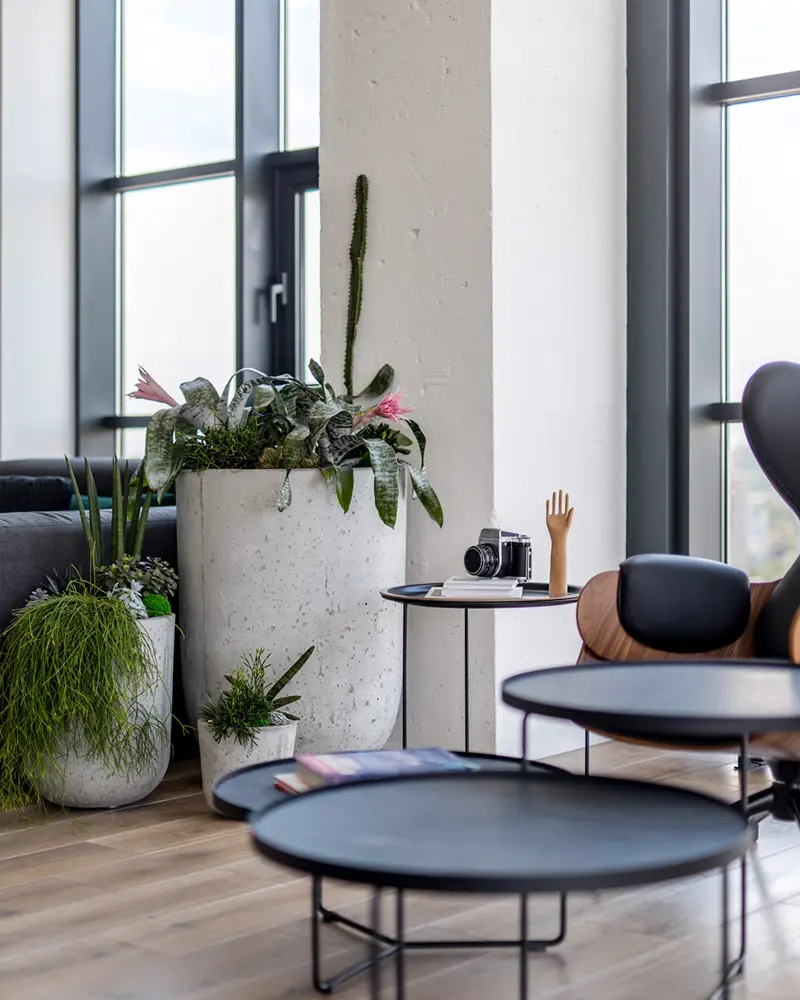 deco loft metal combles salon