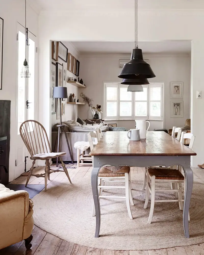 deco maison campagne recup salle a manger