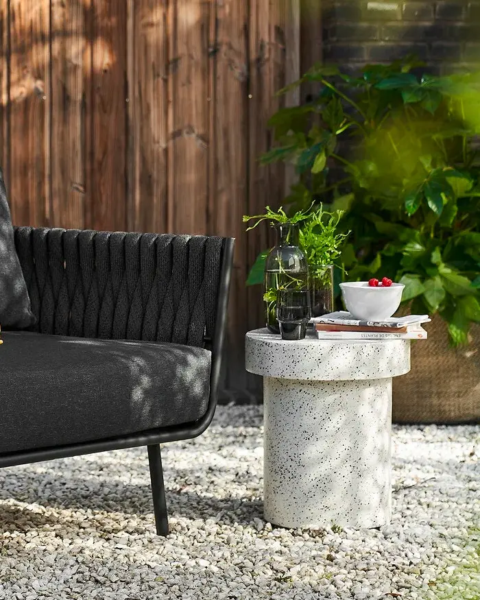 table appoint beton terrazzo