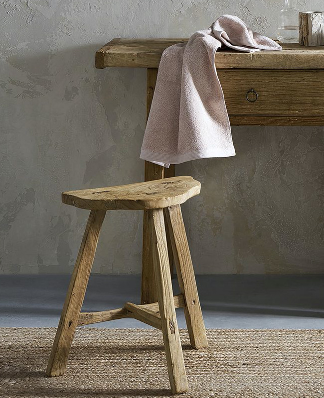 tabouret boheme bois trois pieds