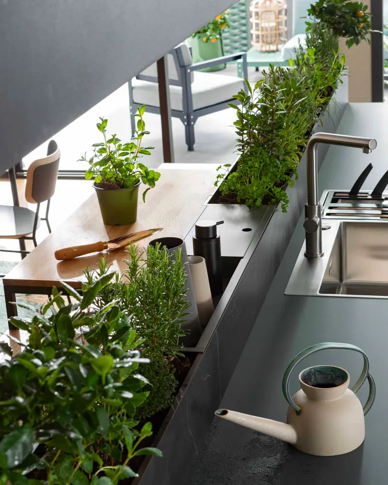 jardiniere plante aromatique deco cuisine