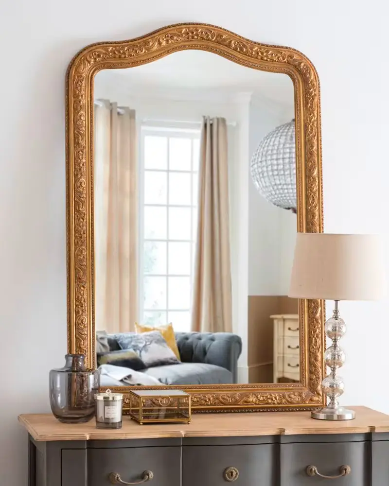 miroir dore