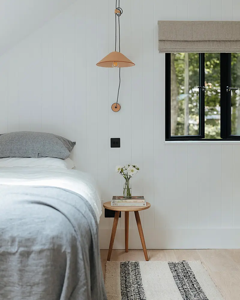 deco appartement minimaliste bois chambre