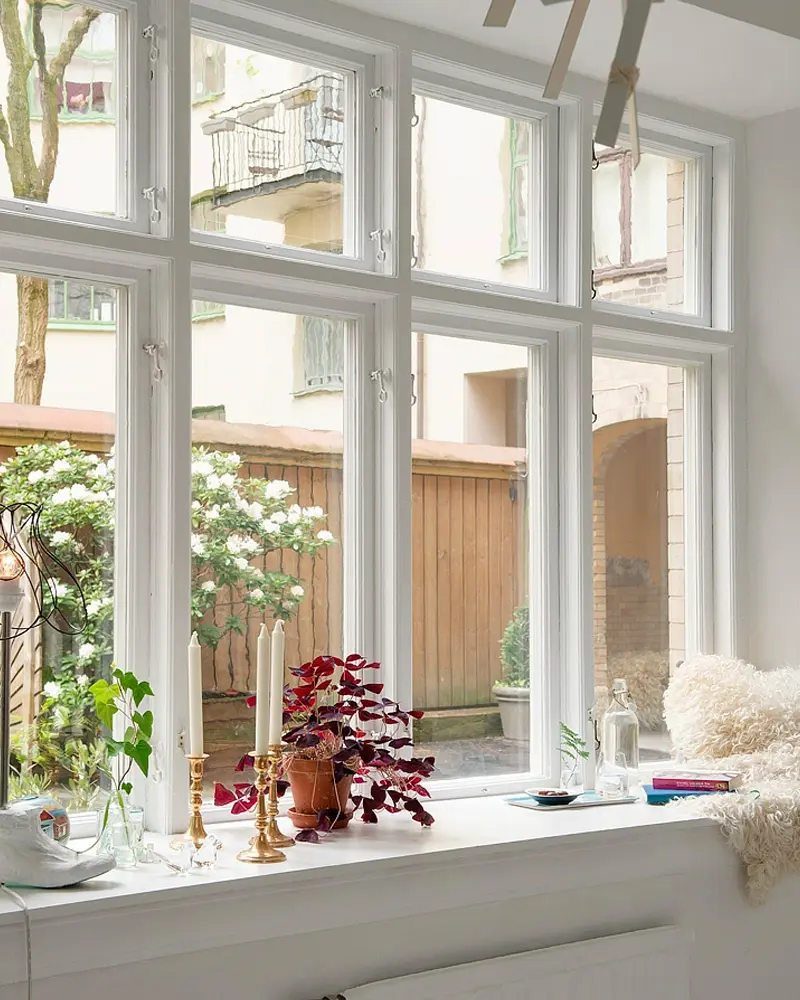 deco appartement recup noir blanc