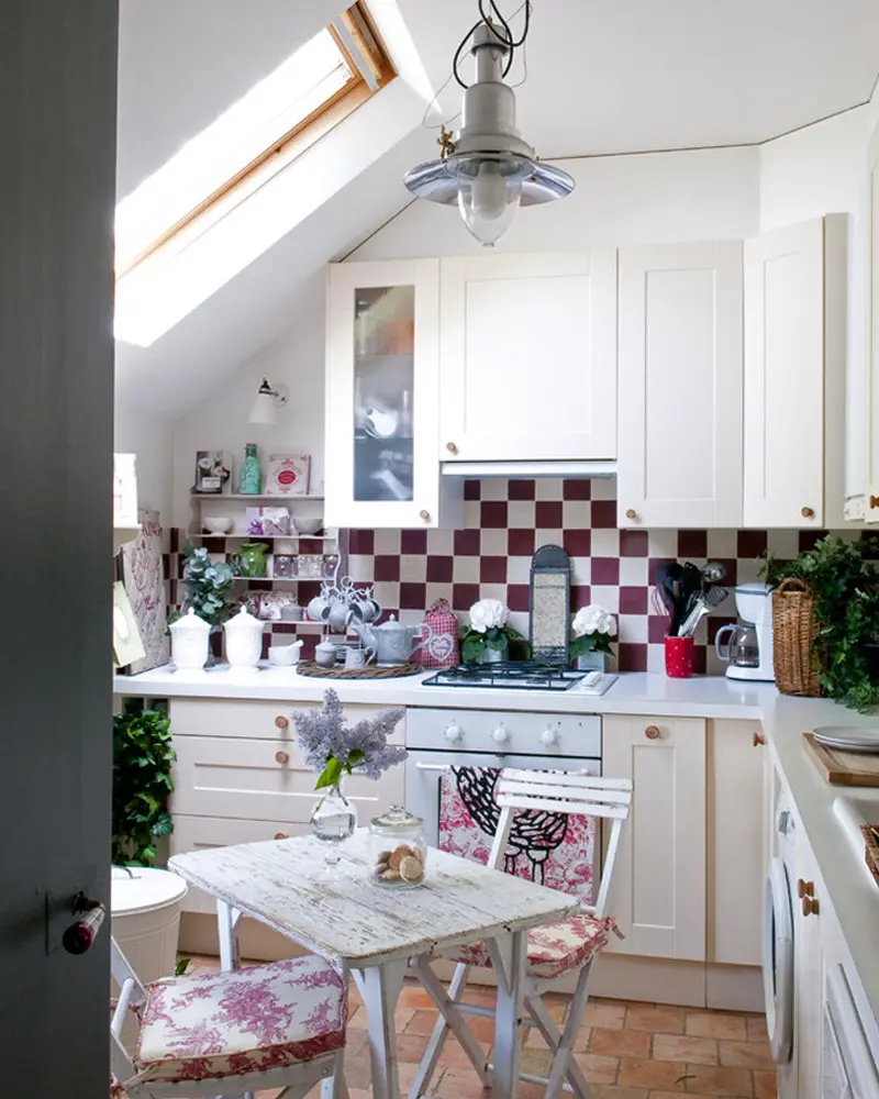 deco maison campagne romantique cuisine