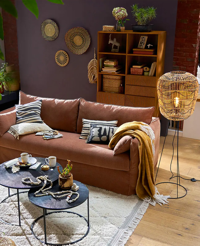 lampadaire naturel soldes
