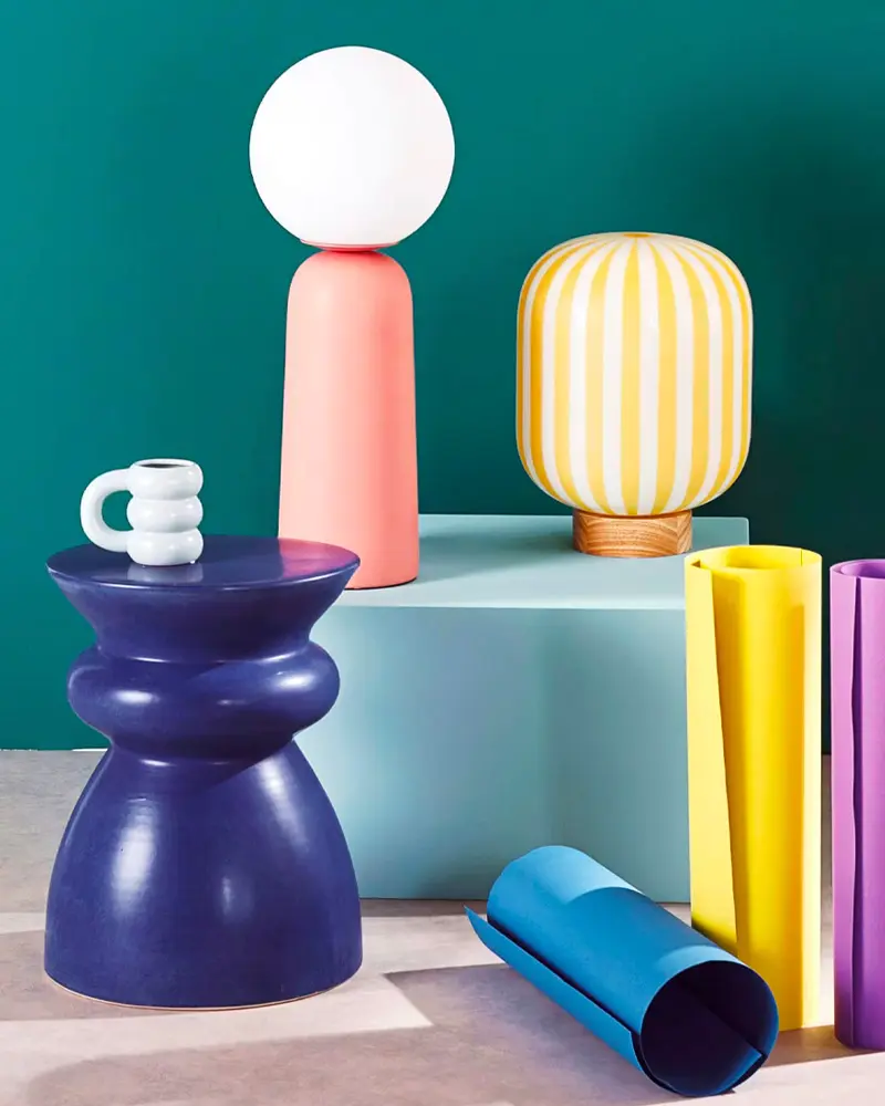 lampe rose