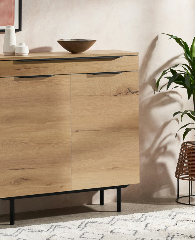 meuble chaussure moderne noir bois
