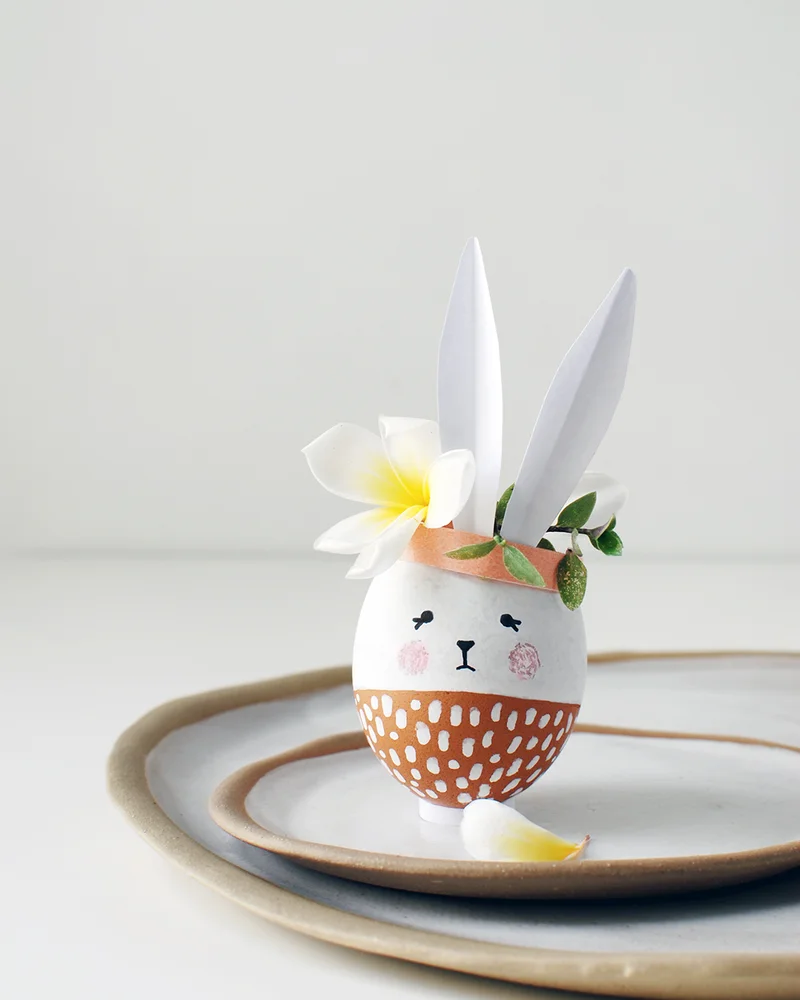oeuf de paques diy lapin