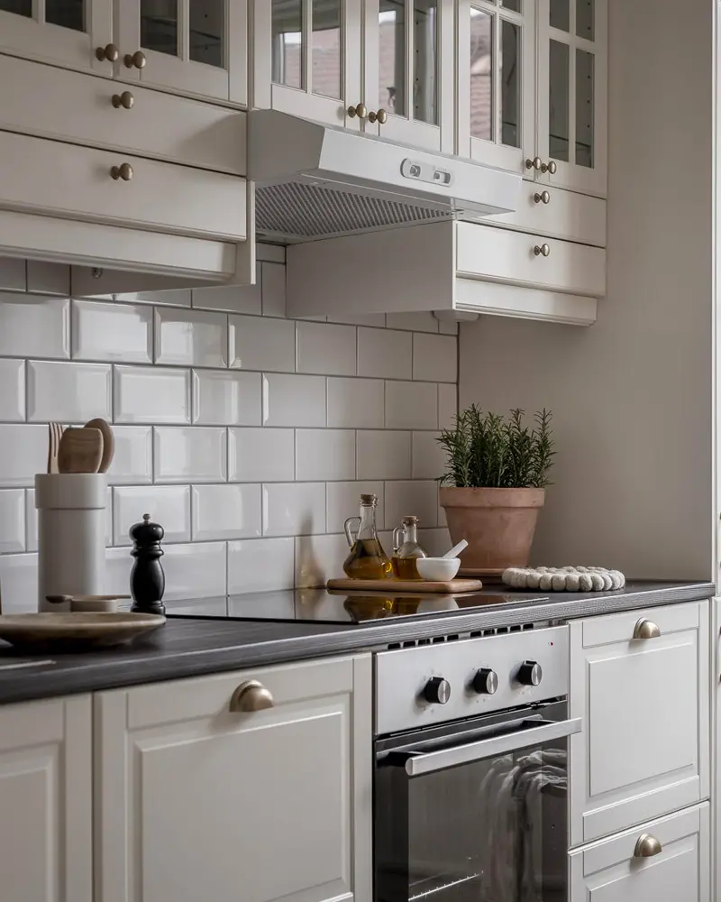 deco appartement moderne bleu cuisine