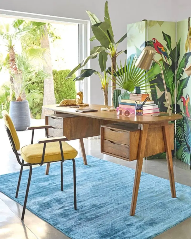 deco bureau tropical
