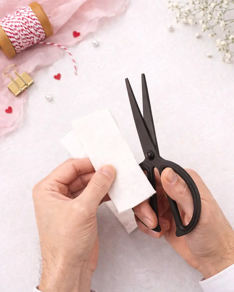 fabriquer fleche diy saint valentin etape
