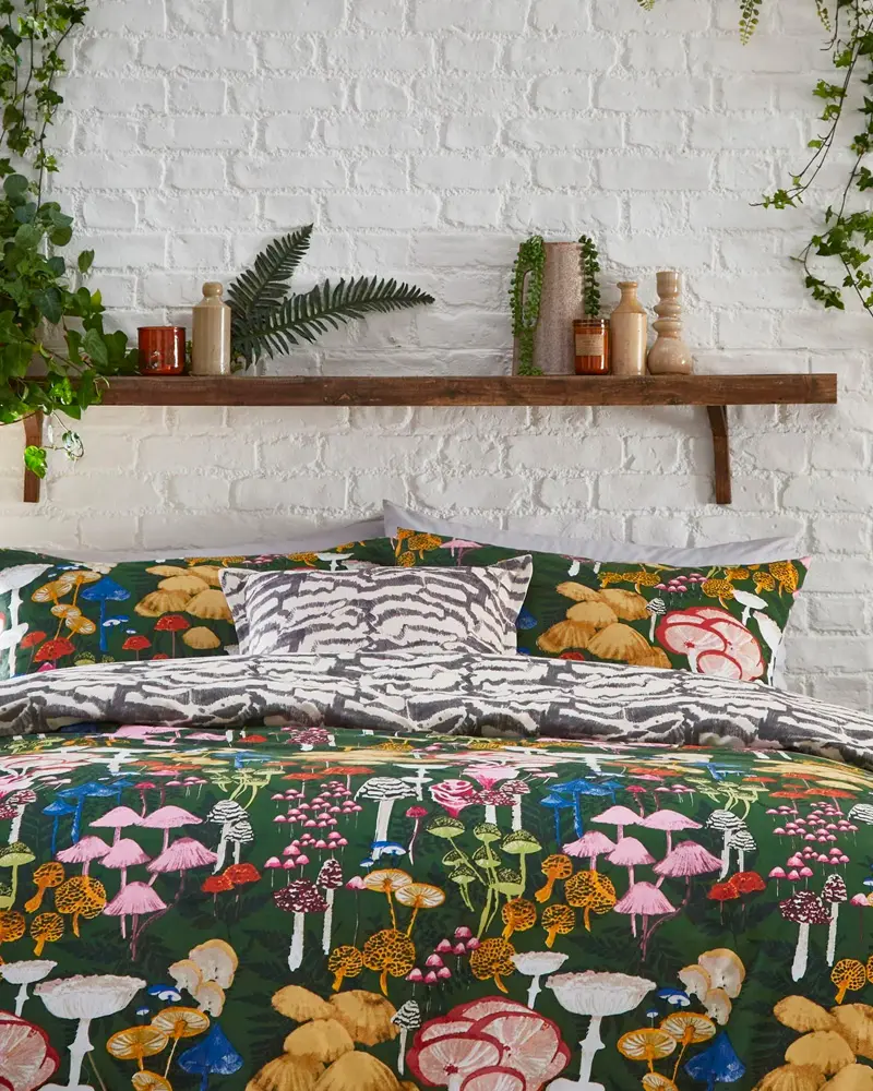 housse de couette champignon deco chambre