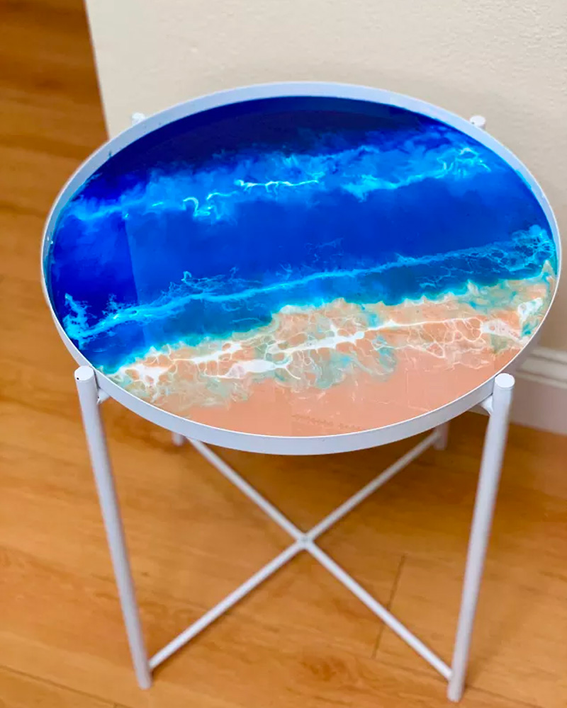 ikea hack gladom resine