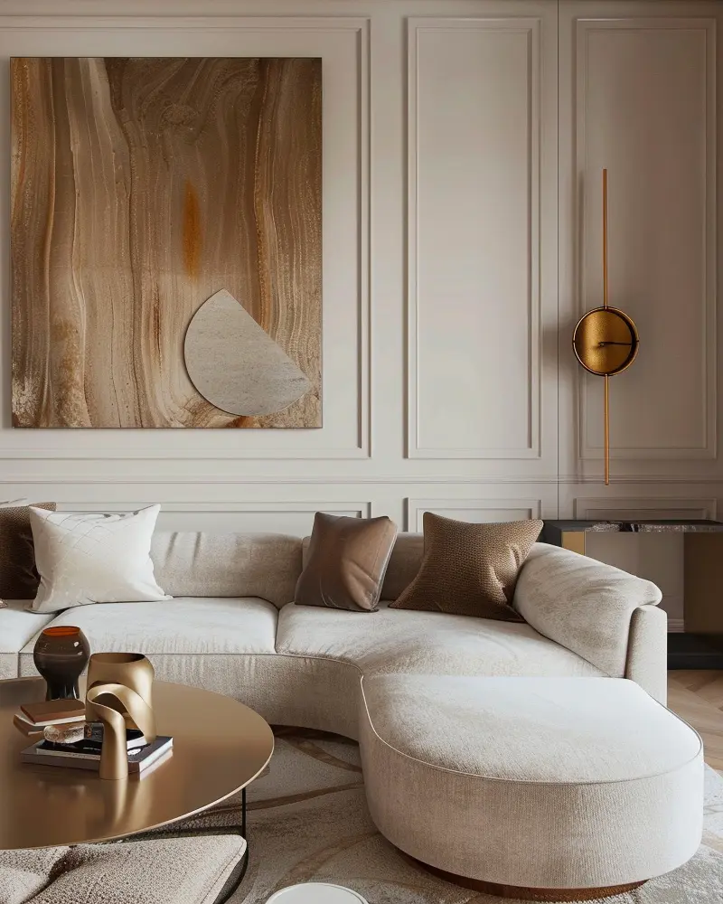 deco chic salon blanc